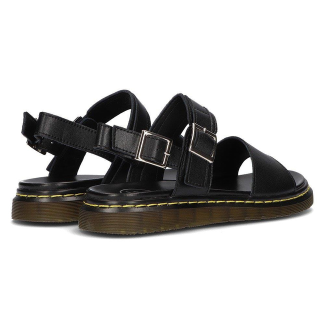 Leather sandals Filippo DS2040/22 BK black