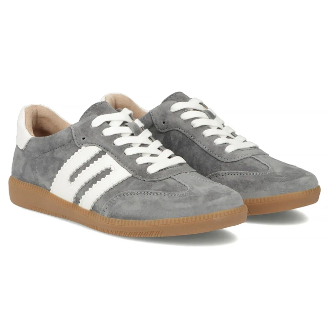 Leather sneakers Filippo DP7492/25 GR grey