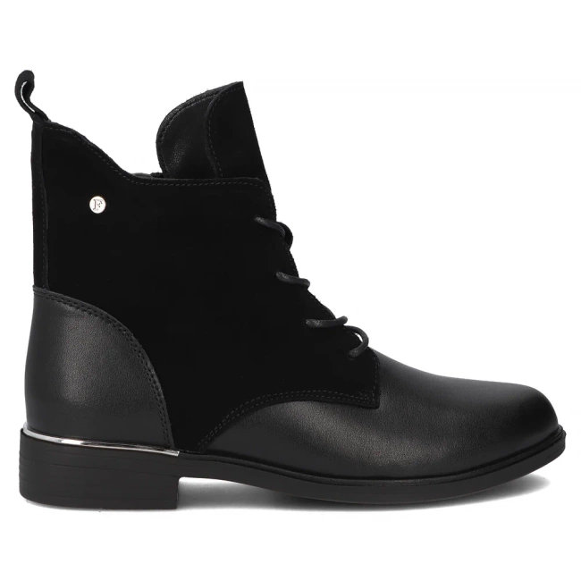 Leather ankle boots Filippo DBT4749/25 BK black