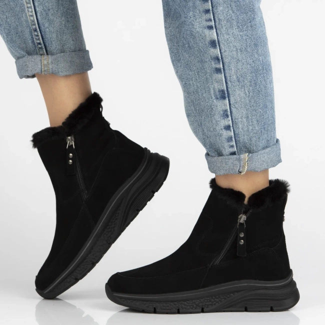 Leather ankle boots Filippo DBT7291/25 GR grey
