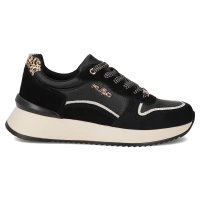 Leather sneakers Filippo DP7103/25 BK black