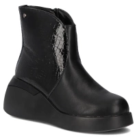 Leather ankle boots Filippo DBT7431/25 BK black