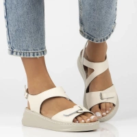 Leather sandals Filippo DS7043/25 BE beige