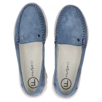 Leather loafers Filippo DP6751/25 BL blue