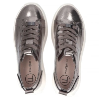 Leather sneakers Filippo DP6795/25 GN gun metal
