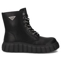 Skórzane trzewiki Filippo DBT7257/25 BK czarne