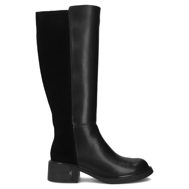 Leather ankle boots Filippo DKZ7233/25 BK black