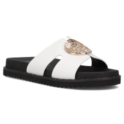 Leather flip-flops Filippo DK7050/25 BK black