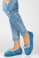Leather loafers Filippo DP4549/23 blue