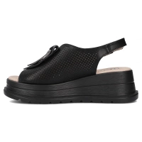 Leather sandals Filippo DS6756/25 BK black