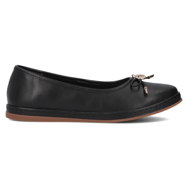 Leather shoes Filippo DP6856/25 BK black