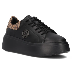 Skórzane sneakersy Filippo DP6058/25 BK LEO