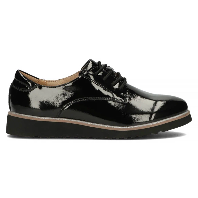 Leather shoes Filippo DP1514/24 BK black