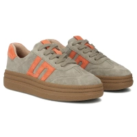 Leather shoes Filippo DP7114/25 KH grey