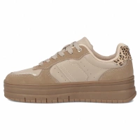 Skórzane sneakersy Filippo DP7102/25 BE beżowe