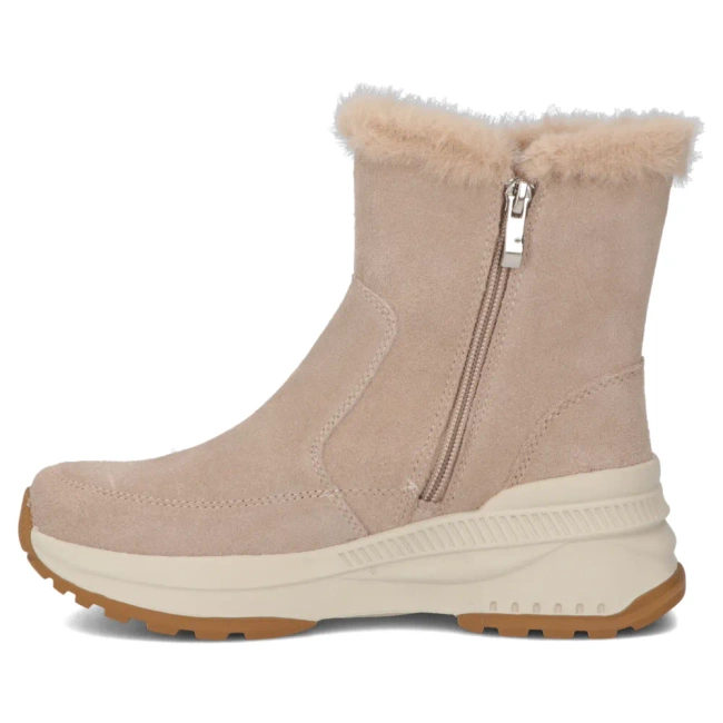 Leather ankle boots Filippo DBT7157/25 BE beige