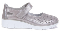 Półbuty Filippo DP640/19 SI silver