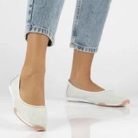Leather shoes Filippo DP3681/25 WH white