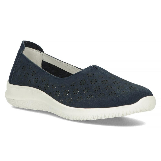 Leather shoes Filippo DP3673/22 NV navy