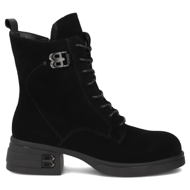 Leather ankle boots Filippo DBT7181/25 BK black