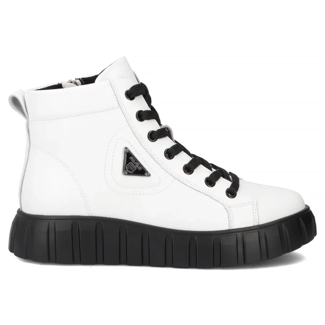Leather boots Filippo DBT4146/25 WH white