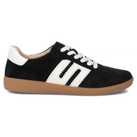 Leather sneakers Filippo DP7492/25 BK black