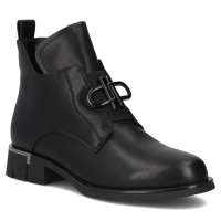 Leather ankle boots Filippo DBT7191/25 BK black