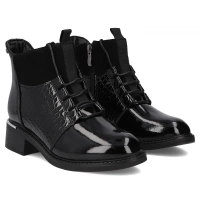 Leather ankle boots Filippo DBT7275/25 BG burgundy