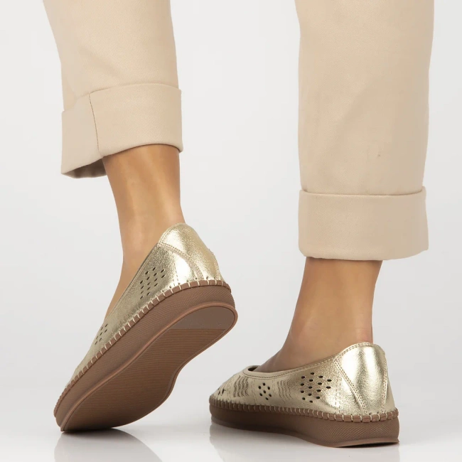Leather shoes Filippo DP6831/25 GO gold