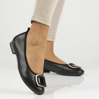 Leather shoes Filippo  DP3661/22 BK black