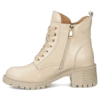 Leather ankle boots Filippo DBT7133/25 BE beige