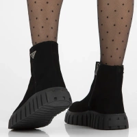 Leather ankle boots Filippo DBT6301/25 BK black