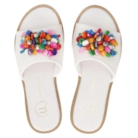 Klapki Filippo DK6233/25 WH białe