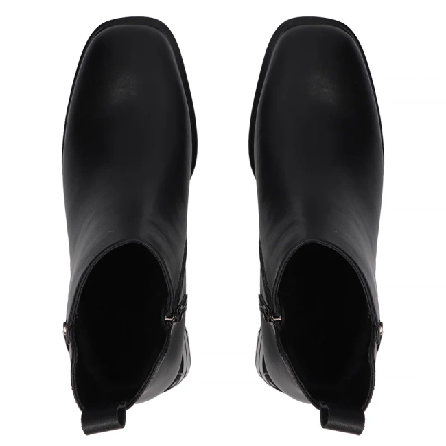 Leather ankle boots Filippo DBT7200/25 BK black