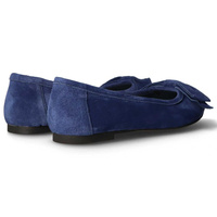Leather ballerinas Filippo DP1329/20 NV navy blue
