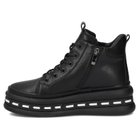 Leather ankle boots Filippo DBT7120/25 BK black