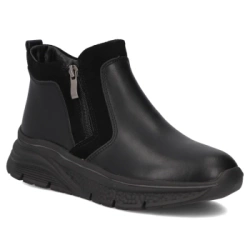 Leather ankle boots Filippo DBT7292/25 BK black