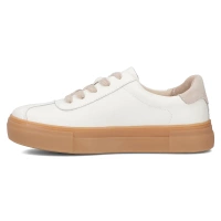 Skórzane sneakersy Filippo DP6798/25 WH BE białe
