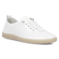 Leather shoes Filippo DP6140/25 WH white