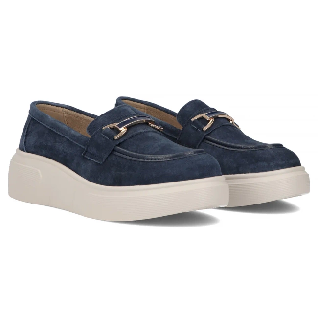 Leather shoes Filippo DP6809/25 NV navy