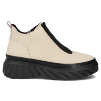 Leather ankle boots Filippo DBT7426/25 BE beige