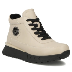 Leather ankle boots DBT7145/25 BE beige