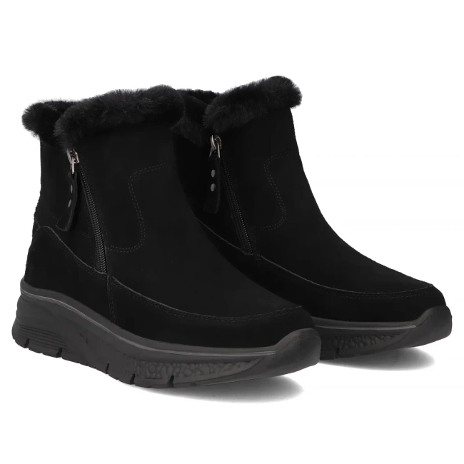 Leather ankle boots Filippo DBT7291/25 GR grey