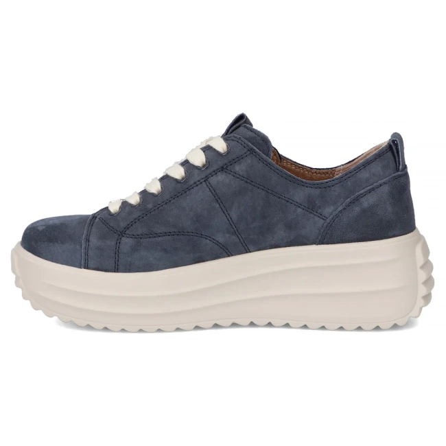 Leather sneakers Filippo DP6795/26 NV navy