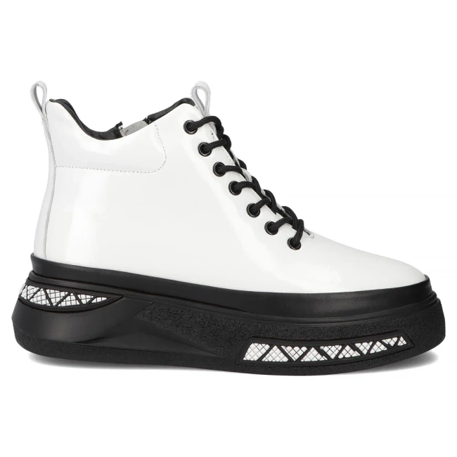 Leather ankle boots Filippo DBT7276/25 WH white