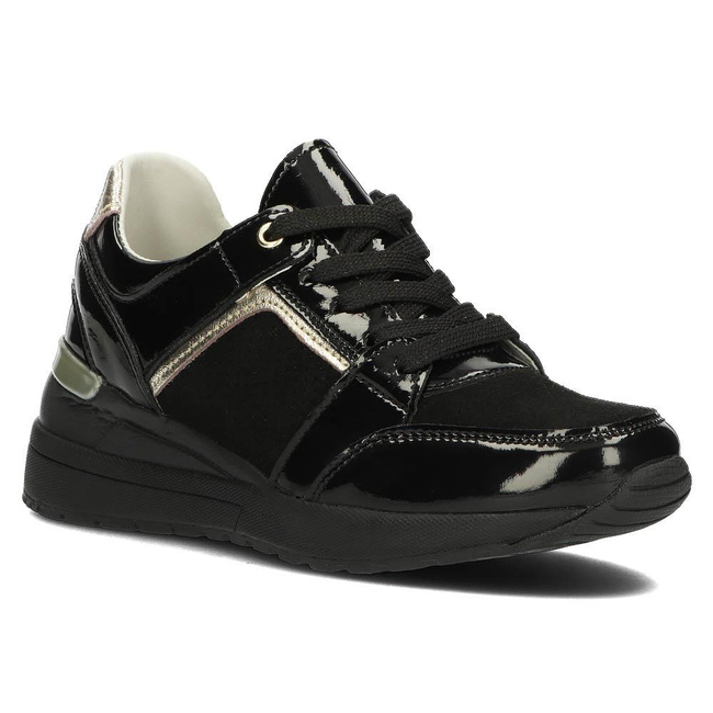 Leather sneakers Filippo DP2003/22 BK BK black