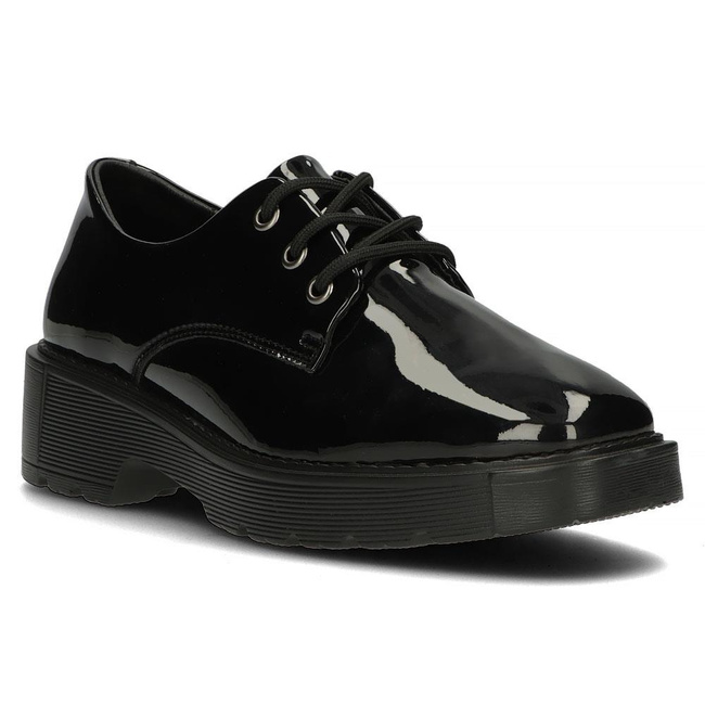 Leather shoes Filippo DP3934/22 BK black