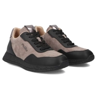 Leather sneakers Filippo DP7405/25 TP BK taupe
