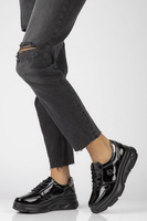 Skórzane Sneakersy Filippo DP2138/22 BK L czarne