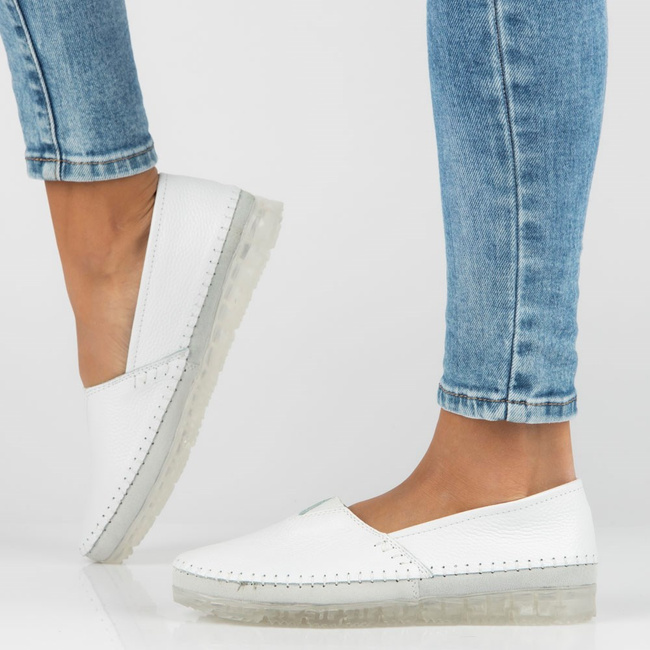 Leather shoes Filippo DP2147/23 WH white